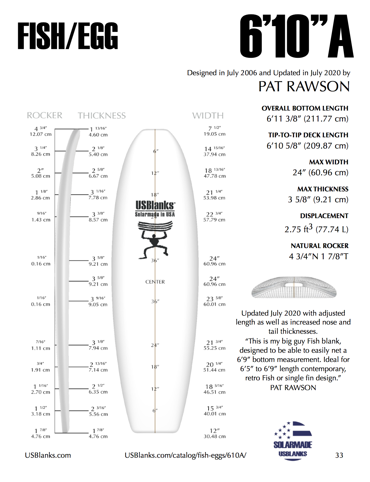 USBlanks 6'10" - A