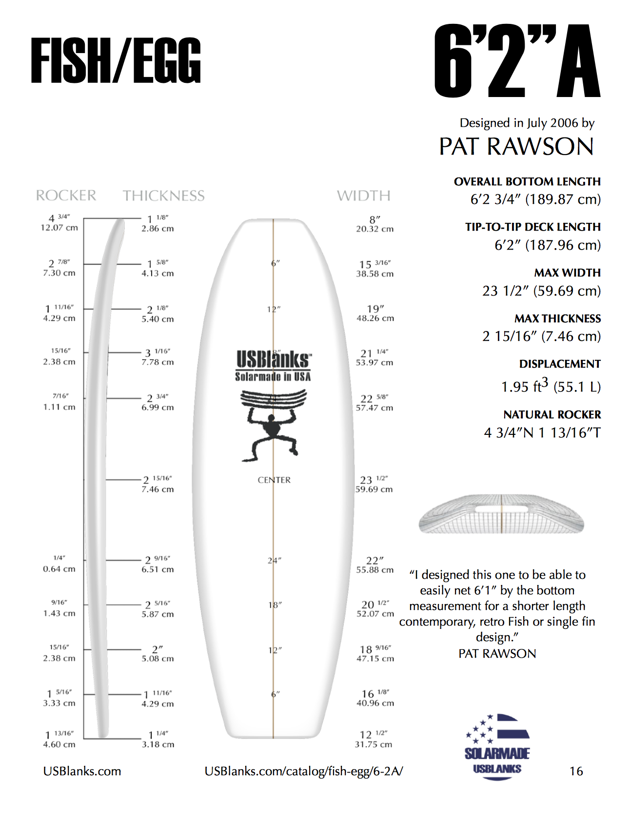 USBlanks 6'2" - A