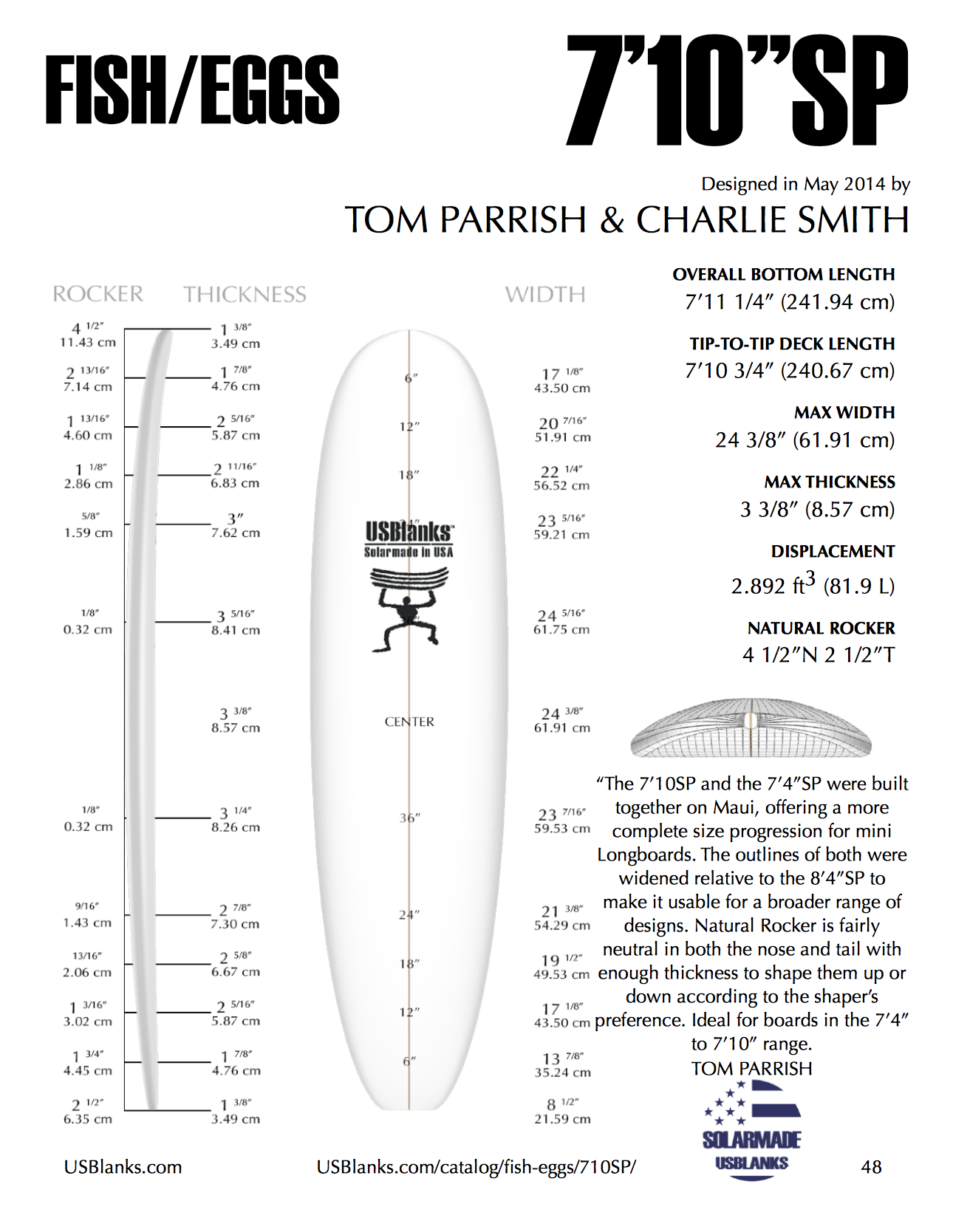 USBlanks 7'10" - SP