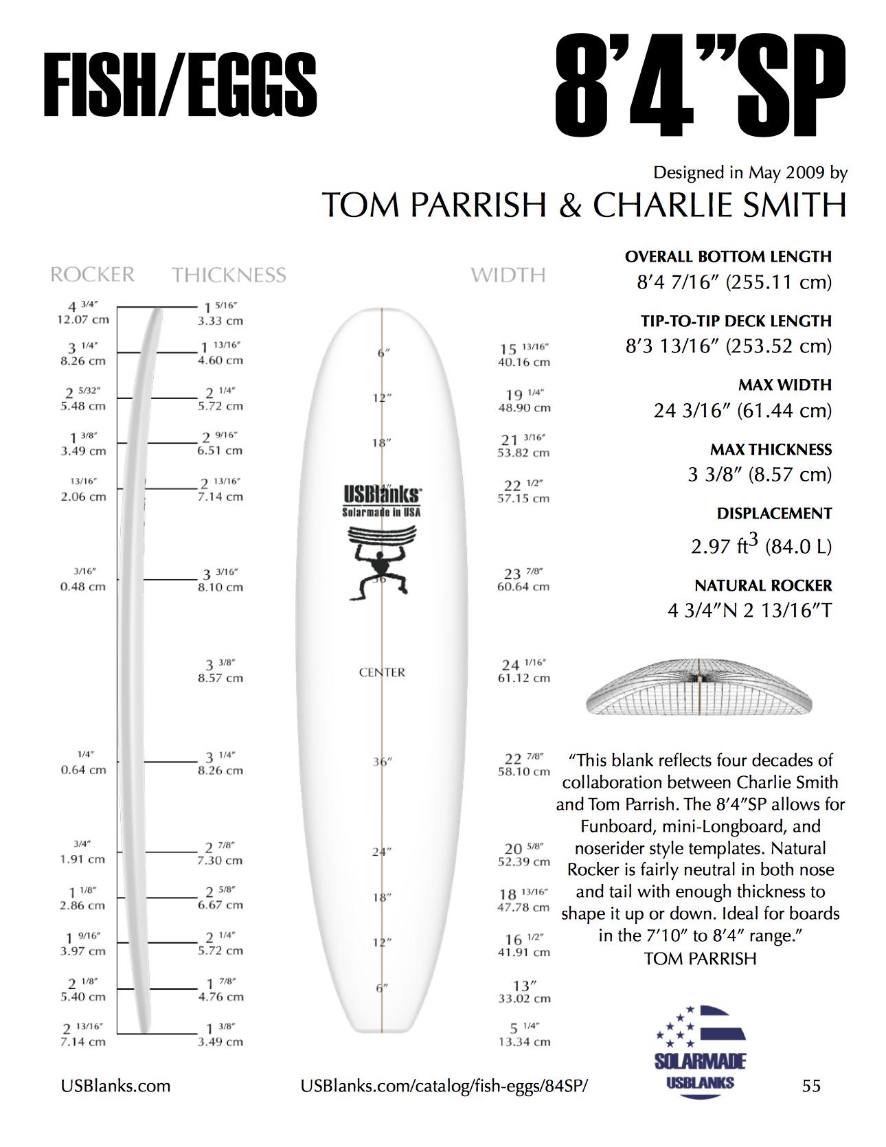 USBlanks 8'4" - SP