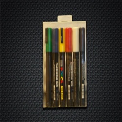 Pasca Paint pens, 5m medium tip, 5ct